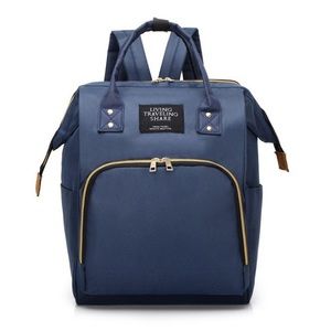 Lequeen Denim Blue Diaper Bag